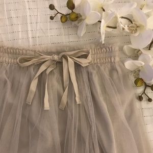 Cream Ballerina Skirt